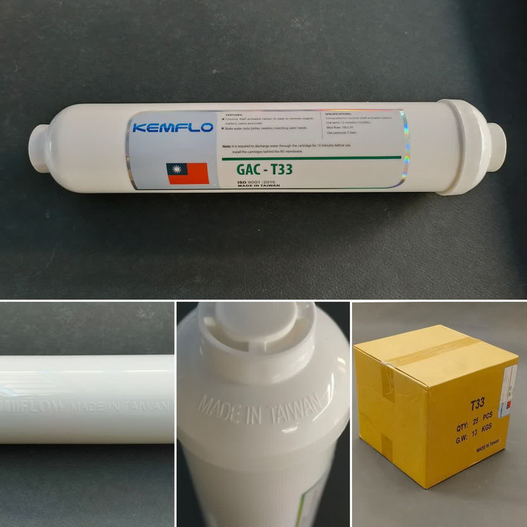 فیلتر پست کربن دستگاه تصفیه (آب مرحله 5) برند kemflo