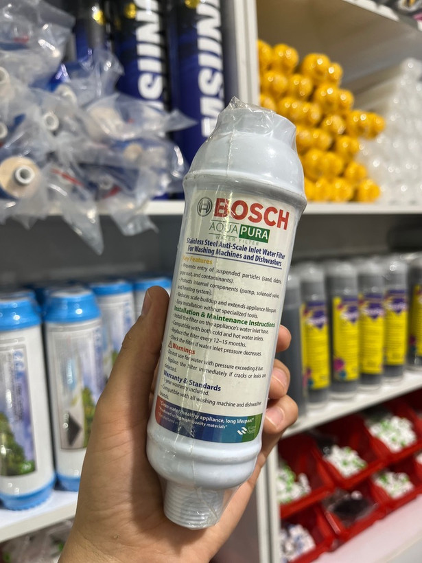 فیلتر آب مناسب برای ماشین لباسشویی و ظرفشویی برند بوش BOSH
